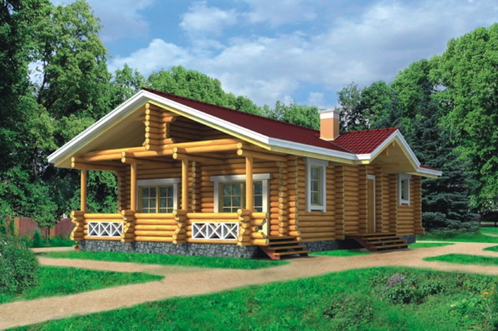 Проект 10-45<br />(бревно, 69,4 м<sup>2</sup>)